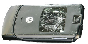 cell phone smashed screen the sum of all fears.